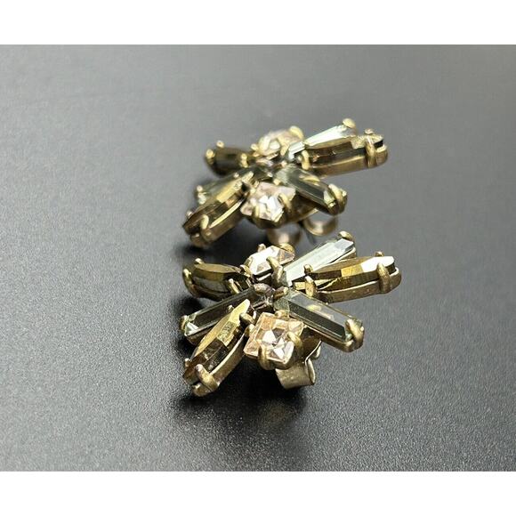 J. Crew JCrew Gem Starburst Faceted Glass Crystal Cluster Stud Earrings - Picture 2 of 7